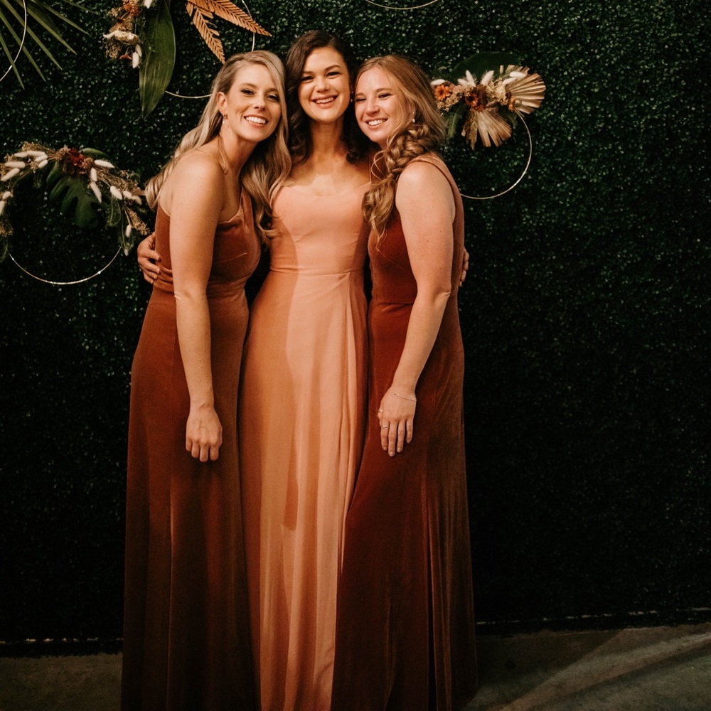 Jenny Yoo Bridesmaids dress in mauve - Picture 2 of 9